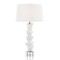 White Sculptural Table Lamp