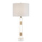 Brass and Acrylic Console Lamp