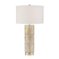 Hair on Hide Table Lamp - Cylinder
