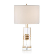 Brass and Acrylic Table Lamp - 23.5"