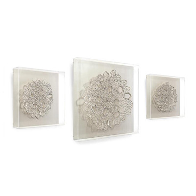 Silver Lace - Set of Three