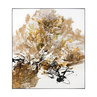 Chen Qi's Gilt and Charcoal - 78X70