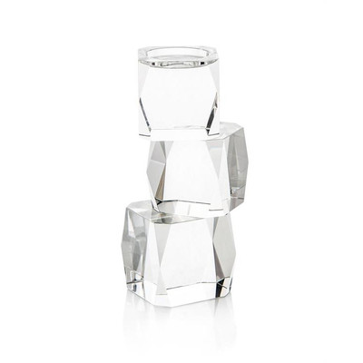 Crystal Cubist Candleholder - Small