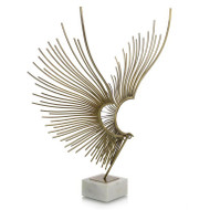 Abstract Bird Sculpture - Gold