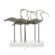 Ibis Verdigris Sculpture