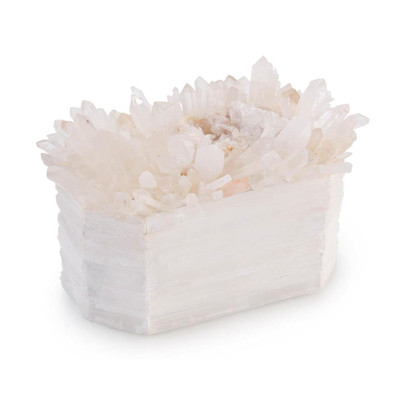Crystals on White Box