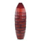 Ruby Red Etched Glass Vase I