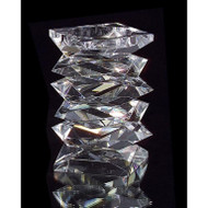 Stacked Crystal Candleholder - Small