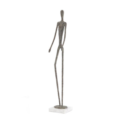 Modern Man Life-Size Sculpture - Looking Forward