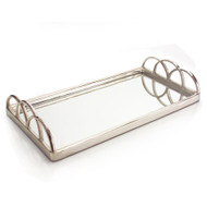 Silver Mirrored Tray - Large