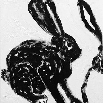 Art Classics Rabbit Charcoal 2