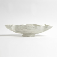 Serpentine Lime Bowl - Matte White