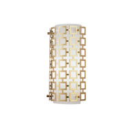 Jonathan Adler Parker Half Round Wall Sconce - Antique Brass