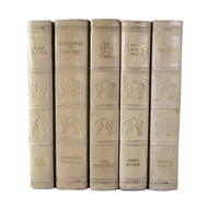 E Lawrence English Fine Leatherbound Books - Putty