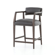 Four Hands Tyler Counter Stool - Chaps Ebony