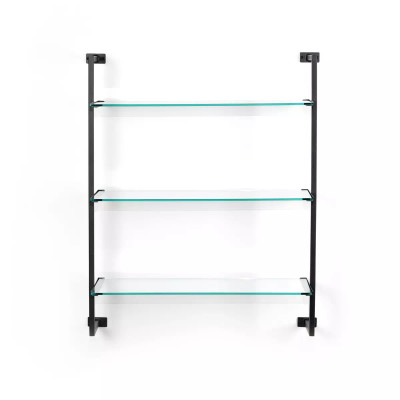 Four Hands Collette Wall Shelf - Satin Black - Single