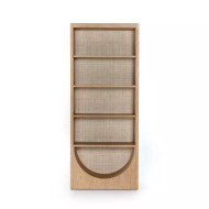 Four Hands Higgs Bookcase - Honey Oak Veneer