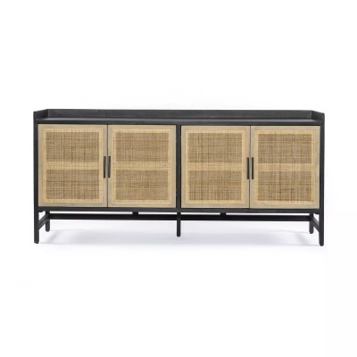 Four Hands Caprice Sideboard - Black Wash Mango - 72"