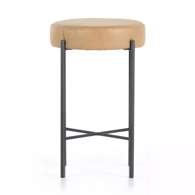Four Hands Nocona Counter Stool - Natural Leather