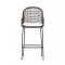 Four Hands Bandera Outdoor Bar Stool - Distressed Grey - White