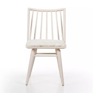 Four Hands Lewis Windsor Chair - Off White - Cream Shorn Sheepskin
