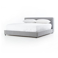 Four Hands Aidan Bed - Queen - Pebble Pewter