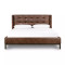 Four Hands Newhall Bed - King - Vintage Tobacco - Pintuck