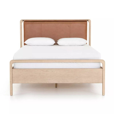 Four Hands Rosedale Bed - Queen - Yucca Oak Veneer W/ Chaps Sand