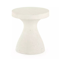 Four Hands Koda Outdoor End Table - Textured White