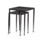 Four Hands Dalston Nesting End Table - Raw Black