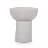 Four Hands Searcy End Table - Matte White