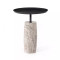 Four Hands Cronos End Table - River Grey Marble