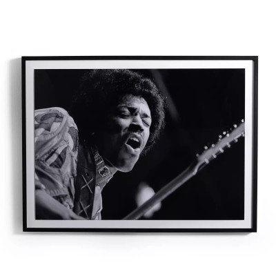 Four Hands Jimi Hendrix by Getty Images - 40X30"