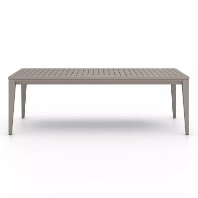 Four Hands Sherwood Outdoor Dining Table - Weathered Grey - 94"