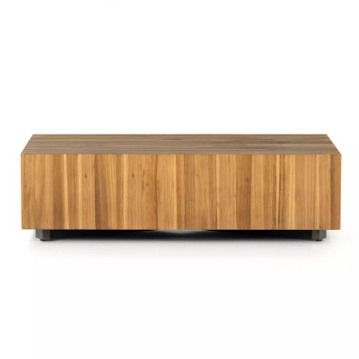 Four Hands Hudson Rectangle Coffee Table - Natural Yukas
