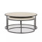Four Hands Shagreen Nesting Coffee Table - Ivory