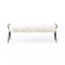 Four Hands Charlotte Bench - Mongolian Cream Fur