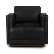 Four Hands Kiera Swivel Chair - Sonoma Black