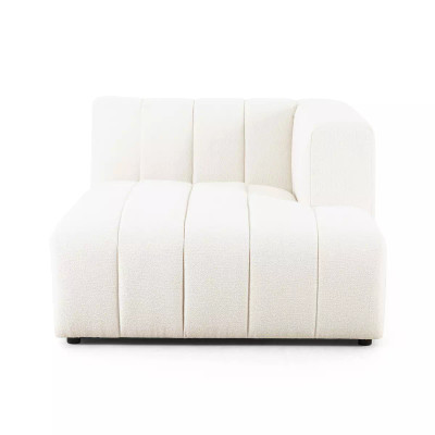 Four Hands BYO: Langham Channeled Sectional - Right Chaise - Fayette Cloud