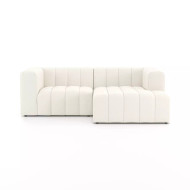 Four Hands Langham Channeled 2 - Piece Sectional - Right Arm Facing - Fayette Cloud