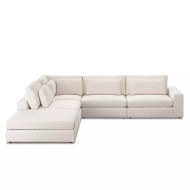 Four Hands Bloor 4 - Piece Sectional W/ Ottoman - Right Arm Facing - Essence Natural