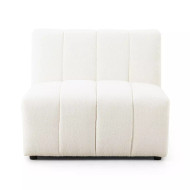 Four Hands BYO: Langham Channeled Sectional - Armless Piece - Fayette Cloud