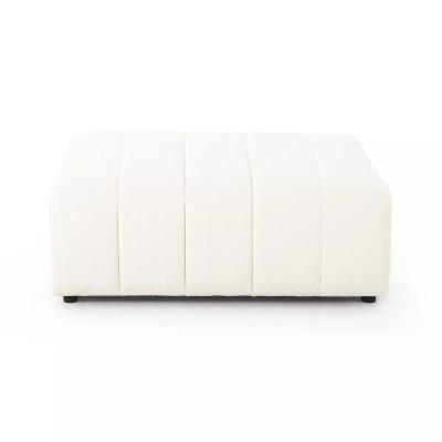 Four Hands BYO: Langham Channeled Sectional - Ottoman - Fayette Cloud