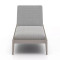 Four Hands Sherwood Outdoor Chaise, Weathered Grey - Faye Ash