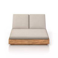 Four Hands Kinta Outdoor Double Chaise Lounge - Faye Sand
