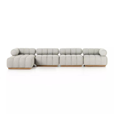 Four Hands Roma Outdoor 4 - Piece Sectional - Faye Ash