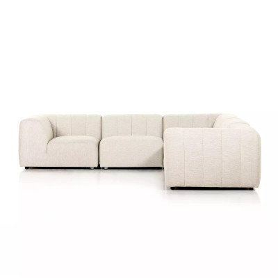 Four Hands Gwen Outdoor 5 - Piece Sectional - Faye Sand