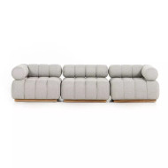 Four Hands Roma Outdoor 3 - Piece Sectional - Faye Ash - Sofa