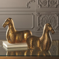 Global Views Etruscan Horse - Gold (Store)