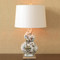 Chinoise Exotique Lamp - Ivory Lizard